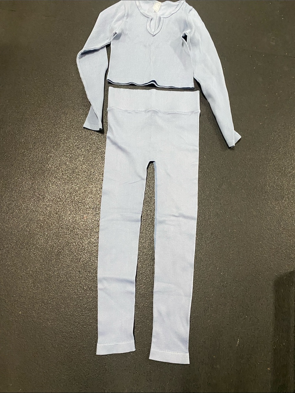 Dynamic Ribbed Light Blue set. OS